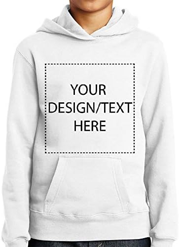 Изработена по поръчка Hoody с качулка Персонални Въведете Собствен текст или изображение Младежки мек вълнен плат Пуловер