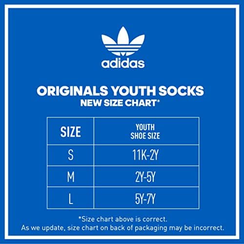 adidas Originals Kids - Чорапи с подплата под формата на централи за момчета и момичета (6 двойки)