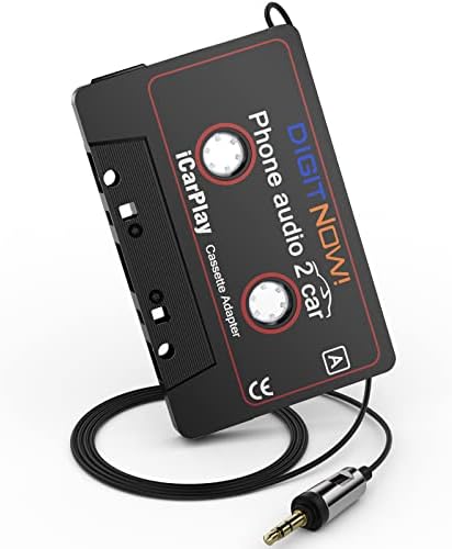 Адаптер Kedok Car Cassette to Aux Кабел и 3,5 ММ, Адаптер за Стерео аудио касети, за колата, Телефон, iPod, MP3