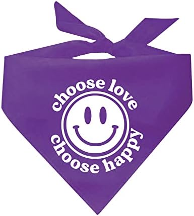 Избери любовта Изберете Кърпа Happy LGBTQ Pride Month Dog (725 Тюркоаз, Един размер)