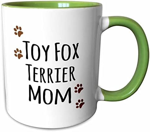 Чаша за майките кучета 3dRose Toy Фокстерьер, 11 грама, Черна