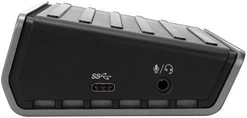 Targus USB-C Универсална докинг станция за лаптоп с двоен видео 4K със зарядно устройство, аудио, 4 USB порта за PC, Mac, Android (DOCK180USZ) (обновена)