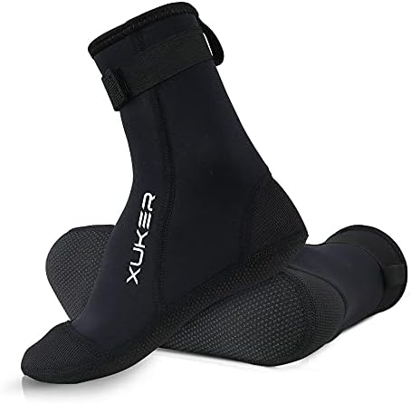Неопренови Чорапи XUKER 3 мм, Водоустойчив Чорапи за Плажен Волейбол със Защита от Пясък, Обувки за Гмуркане за Отдих,