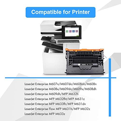 Подмяна на касетата с тонер за принтер, съвместим с TRUE IMAGE, за принтер HP 37A CF237A 37X Work for Enterprise