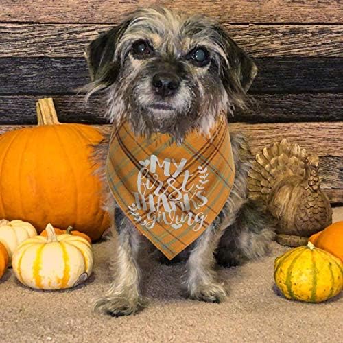 Кърпа за кучета Pawskido First за Деня на Благодарността