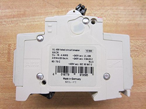 Автоматичен прекъсвач ABB S202 - UK10A S202UK10A (пакет от 6)