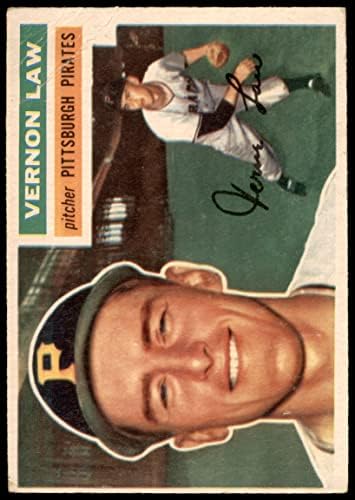 1956 Topps # 252 Верн Лоу Питсбърг Пайрэтс (Бейзболна картичка) VG Пирати