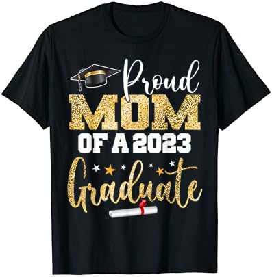 Тениска Гордата майка абитуриентски клас 2023 за мама Старши абитуриентски клас