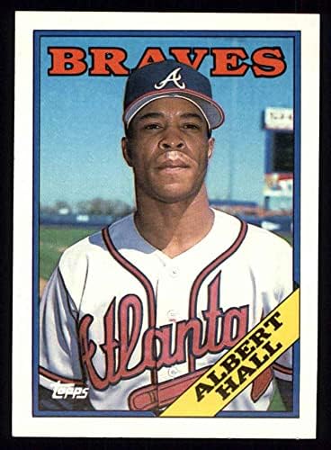 1988 Topps # 213 Албърт Хол Атланта Брейвз (Бейзболна картичка) Ню Йорк /MT Braves