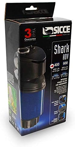 Вътрешен филтър SICCE Shark ADV 400 за прясна и морска вода, за използване под вода | 106 г/ч