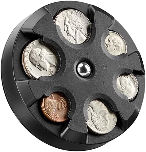 Държач за монети JOYTUTUS, преносим органайзер за малки неща, универсален държач за съхранение на монети в колата, портмонета,