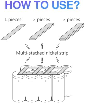 Ленти от чист никел Moexsiac за заваряване на литиеви батерии чистота 99,6%, 32 фута 0,1 * 4 mm, Никел тръстика за точката на