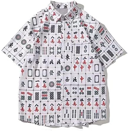 SCDZS Годишна Персонализирана Риза за игра на Маджонг, Плажен костюм, Мъжки Свободни шорти в Гонконгском стил с къси