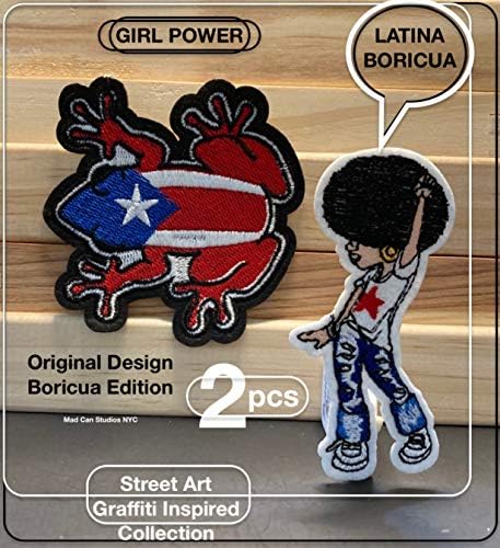 Ленти с флага Пуерто-Рико, Гордостта на Пуерто-Рико, 2 бр., Набор от авторски ивици, Настройка и дизайн в собствения
