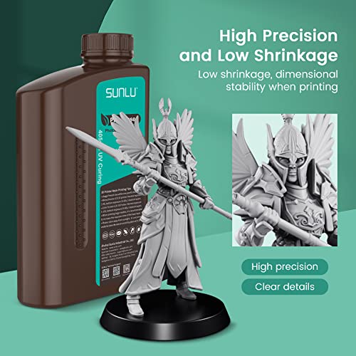 Смола за 3D-принтери SUNLU, сигурна биоразлагаемая смола на растителна основа: за 3D печат, LCD/DLP/SLA, Полиамидная
