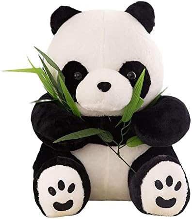 TIANMINJIEDM Плюшен играчка Гигантска Кукла Панда Играчка Плюшен Възглавница Празничен подарък за рожден Ден (Цвят: Седнала Панда, Размер: 60 см)