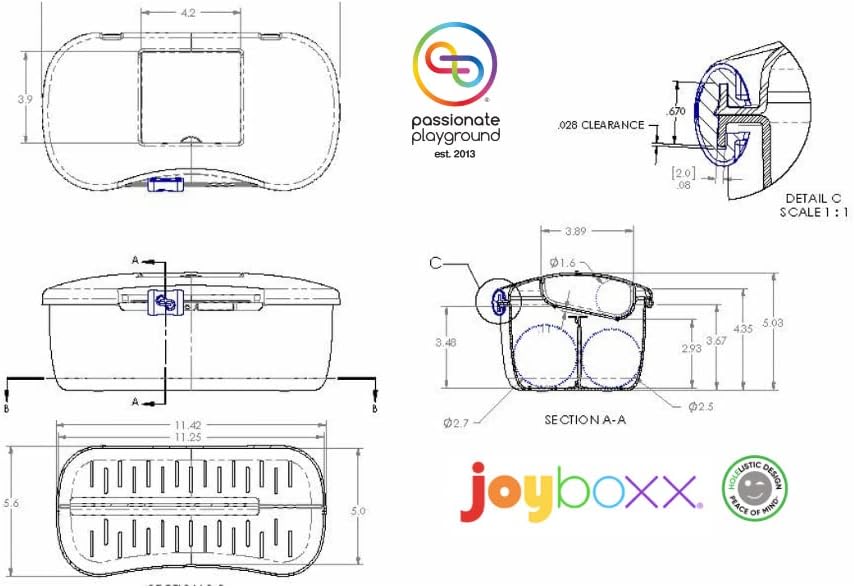 Joyboxx + лимитирана серия Playtray (бял / златен)