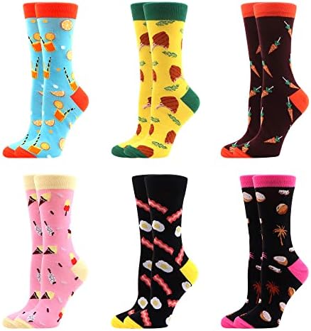 Забавни Всекидневни Комплекти Памучни Чорапи WeciBor за жени