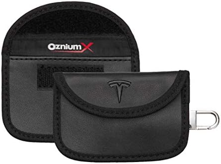 OzniumX Радиочестота Экранированная чанта sofiq farazova за Tesla Model S/X/3 - (2 опаковки), за Защита на автомобилен ключ fob, RFID заключване, Противоугонный без въвеждане на ключ за кл