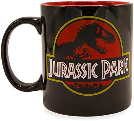 Керамични Кафеена Чаша Silver Buffalo Jurassic Park с логото на Jumbo, 20 Грама