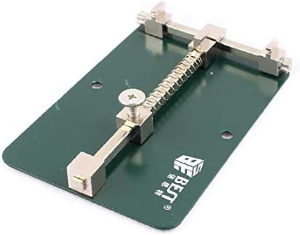 Титуляр на печатна платка за инструменти за ремонт на мобилни телефони X-DREE 120 x 80 x 23 мм M001 Зелено (Herramienta de reparación teléfonos de móviles M001 120 x 80 x 23 мм, soporte para ПХБ, verde