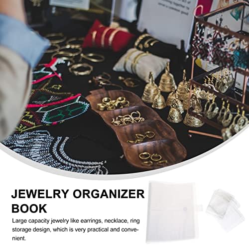 PRETYZOOM Jewelry Travel Organizer 1 Комплект Прозрачен Органайзер За Съхранение на Книги, Албуми, Запечатваща