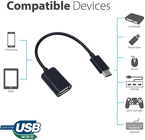 Адаптер за USB OTG-C 3.0, съвместим с вашето устройство Philips TAS1505B /00, осигурява бърз, доказан и многофункционално