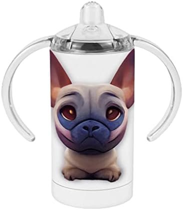 Забавна чаша за Потягивания френски Булдог - Сладко Dog Baby Sippy Cup е Уникална чаша За Потягивания