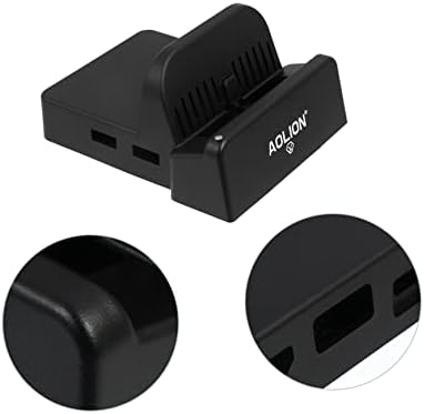 Operitacx 1 Комплект База САМ USB Докинг станция Модифицирана Охлаждаща База, за да проверите За Игрова Конзола Черен Пластмасов кабел за зареждане Блок Лаптоп