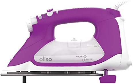 Умна дъска за гладене Oliso TG1600 Pro Plus с мощност 1800 W с автоподъемником (Orchid) и калъф за дъска за гладене