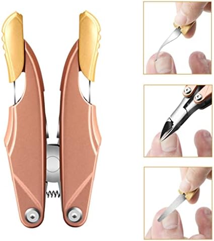 SLSFJLKJ 3 в 1 Ножица за нокти на пръстите на краката, 1 бр., стригане за корекция на нокти, кожички за премахване на мъртвата кожа, инструмент за грижа за педикюр за Подиат