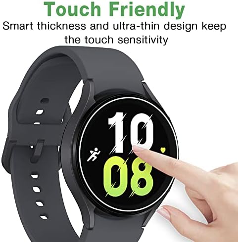 LUCXXI е Съвместим с предпазно фолио Samsung Galaxy Watch 5, 3 опаковки, Защитни фолиа, изработени от закалено стъкло за Galaxy Watch 5/4 44 мм Smartwatch [Твърдост 9H] [Кристално чист] [Устойчив?