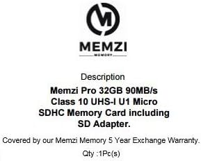 MEMZI PRO 32GB Class 10 90 MB/с Карта памет Micro SDHC карта с адаптер за SD за цифрови фотоапарати Nikon 1