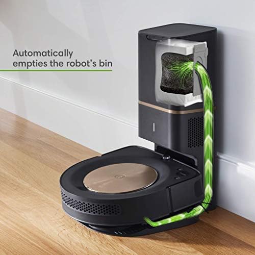 Комплект за робот-прахосмукачка iRobot Roomba s9+ (9550) и робот-меки материали Braava Jet m6 (6112) с безплатна система Echo Dot (Gen 3) - Интелигентен дисплей, мощен усвояването на точното ?