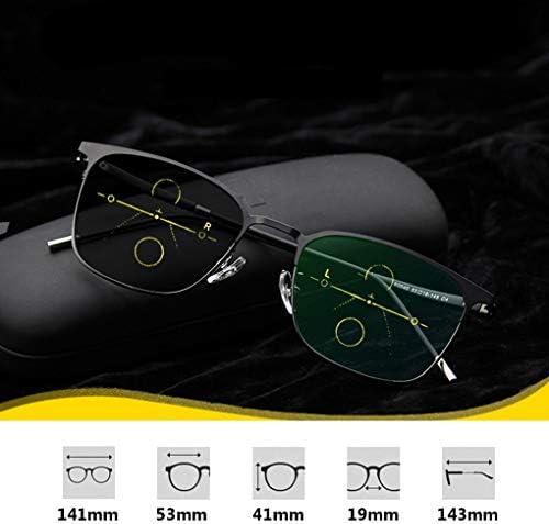 Постепенно Мультифокальные Очила в метални рамки и Полимерни лещи, Далечни и Близки Неполяризованные ридеры с Двойно предназначение за жени / Мъже
