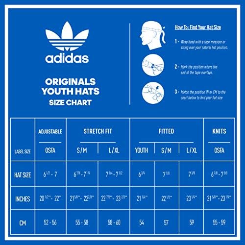 adidas Originals Kids-Шапка възстановяване на предишното положение с плоска подметка и веригата под формата на Централи за момчета и момичета
