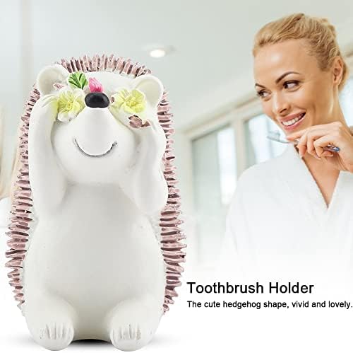 Държач за четка за зъби във формата на таралеж SH-RuiDu, Самоклеящийся Стенен монтаж аксесоари за баня (Розово),