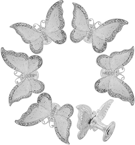 търговска марка Beyoo Декоративна рамка за захващане Дръжка във Формата на пеперуда, Чекмеджето на Шкафа, Прибиращи се Чекмеджета,