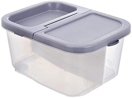 Два домакински Решетеста кутия за съхранение на вода и Влагостойких Оризови на цилиндъра Херметически затворени Кофи за брашно, Кофи за ориз, Бункер за съхранение