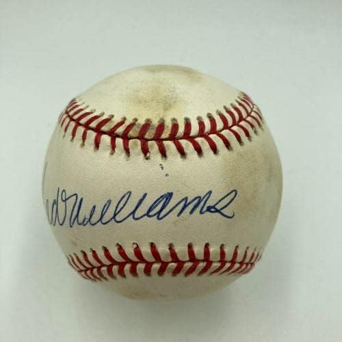 Холограма с автограф на Тед Уилямс на Горната палуба на Американската лига бейзбол UDA - Бейзболни топки с Автографи
