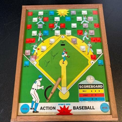 Това Siver КОПИТО 1992 311 Победи В Оригиналната бейзболна игра на 1960-те години, с Автограф от JSA COA - Бейзболни
