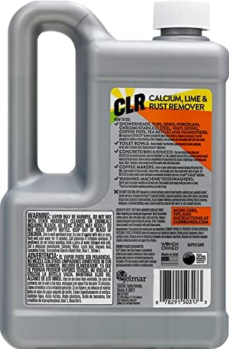 CLR многократна употреба средство за премахване на калций, варовик и ръжда, бутилка на 28 унции (опаковка от 2 броя)