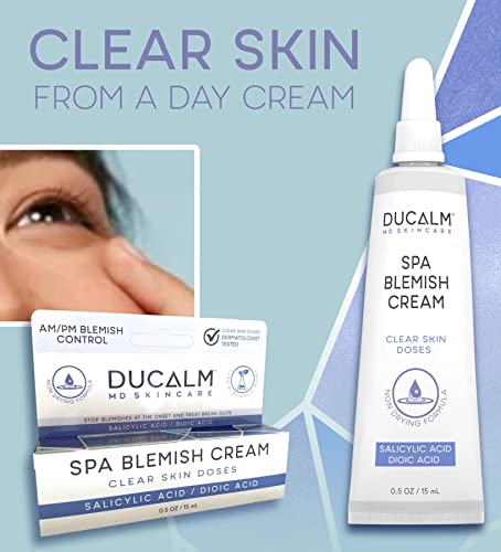 Хидратиращ крем за акне Ducalm Skincare | Крем от акне със Салицилова киселина и Ниацинамидом за лице