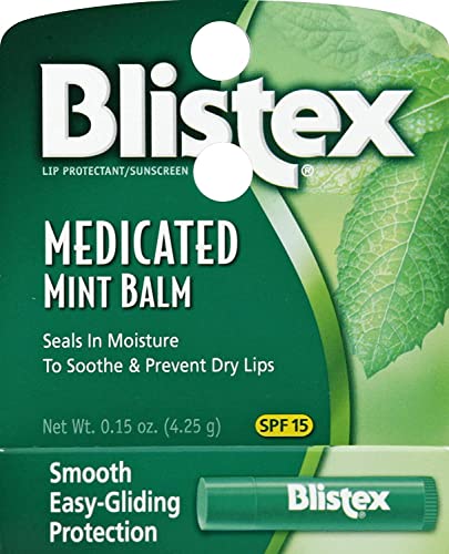 Лечебен ментов балсам Blistex SPF 15 0,15 грама (опаковка от 6 броя)