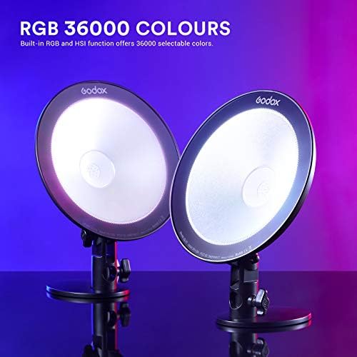 Godox CL10 RGB Околния светлина, 36000 Цветове на led RGB Атмосферния фон с 39 специални световыми ефекти, Студиен