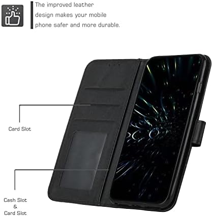 Калъф-за награда SUPWALL, Съвместима за Samsung Galaxy S23 Plus |Кожена Чанта-портфейл за телефон | Вътрешен от TPU с поставка за гледане и държач за карти | флип-надолу корица-Фолио