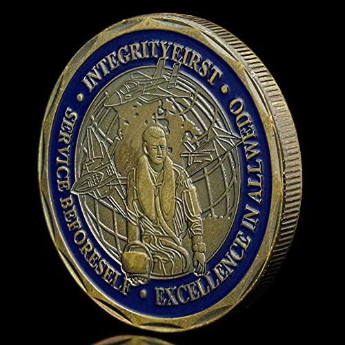 Архангел Спомен Военна Монета ВВС Почтен Монети с Колекционерска стойност Възпоменателна Монета С Медна Покритие