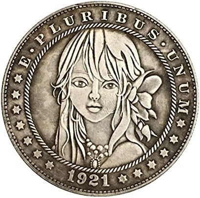 Монета 1921 г. Малко Момиченце-Лолита Монета с Орел, сребърно покритие Възпоменателна Монета, Копието Монети,