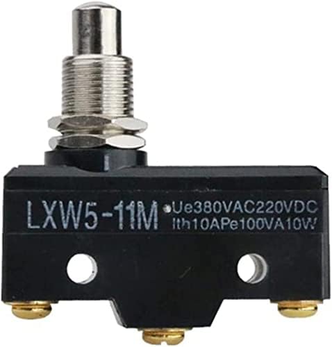 Микропереключатели GIBOLEA 10 бр., крайния изключвател, Микропереключатель, за да се движат LXW5-11 МЛН., разкриваща и плик с самосбросом (Цвят: OneColor)