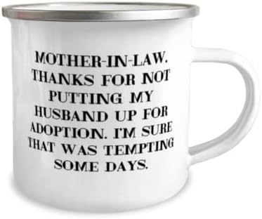 Свекърва, благодаря ви, че не е Дала на съпруга си за осиновяване. Туристическа Чаша на 12 унции, Подарък закон От Дъщеря